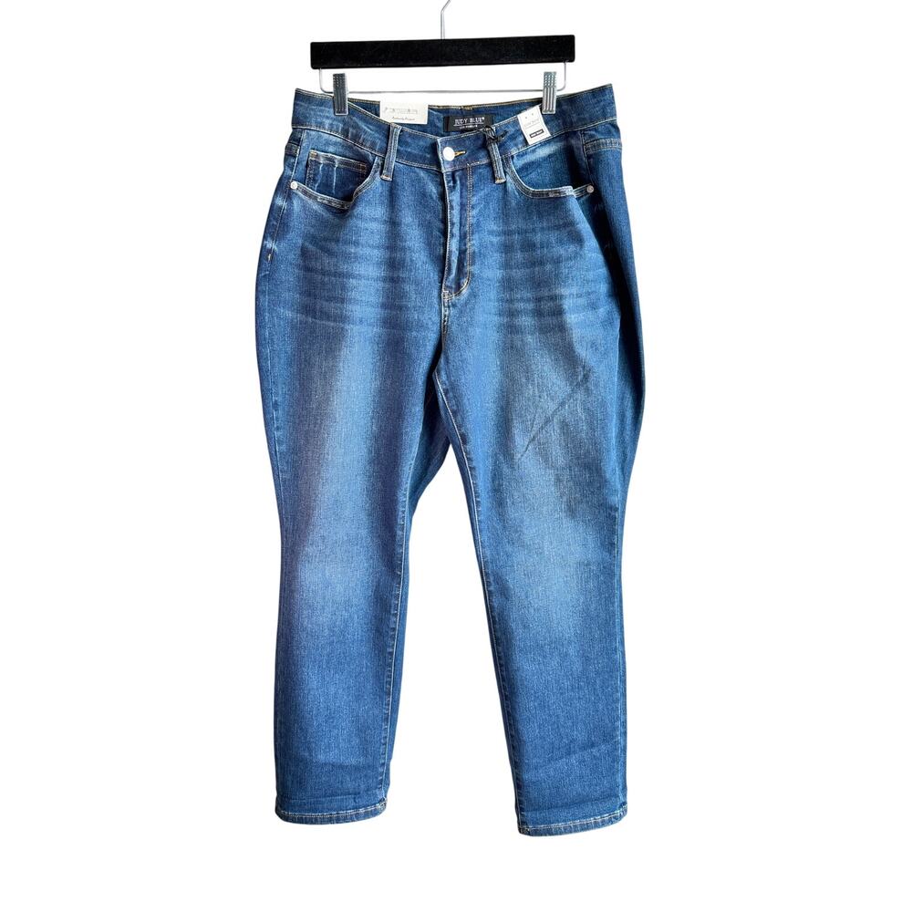 Judy Blue Boyfriend Jeans 16W High Waist Dark Wash Stretch NWT